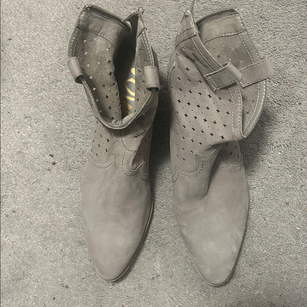 Stylish Taupe Ankle Boots